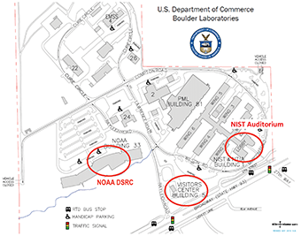 DoC Boulder site map