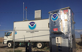 Mobile Lab atop Angel Peak