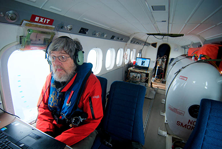 aboard NOAA Twin Otter