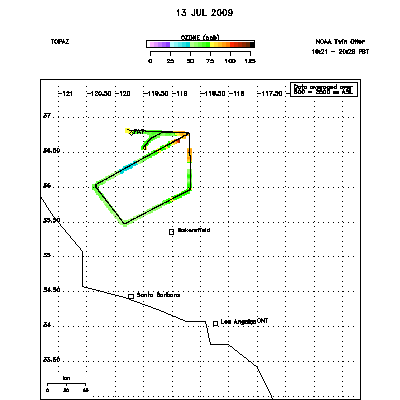 Ozone map - July 13
