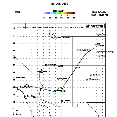 Ozone map - July 20