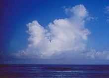 Cumulus cloud over Puerto Rico