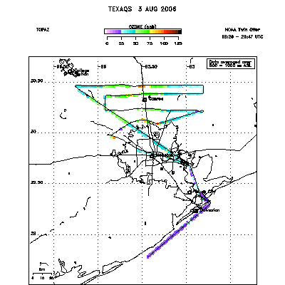Ozone map - August 3