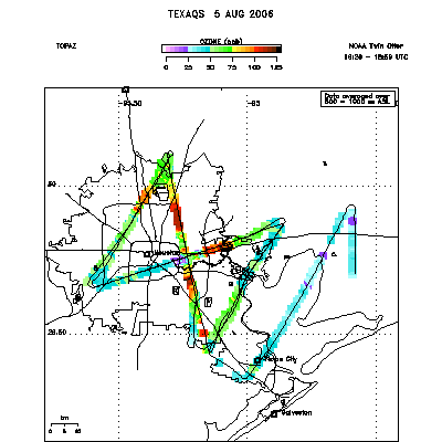 Ozone map - August 5