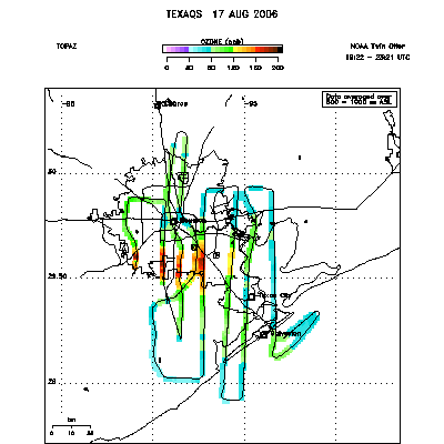 Ozone map - August 17