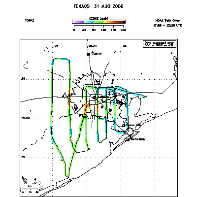Ozone map - August 31