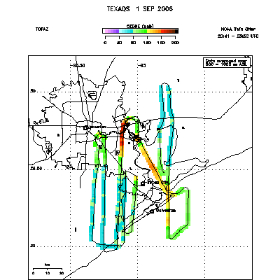 Ozone map - September 1