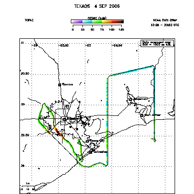 Ozone map - September 4
