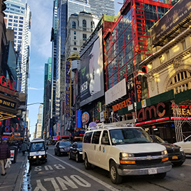 Mobile Lab on NYC street