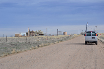 mobile lab at Uintah well