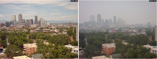 Denver skyline comparison