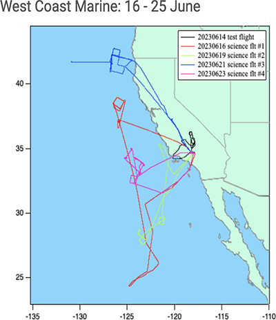 west coast map