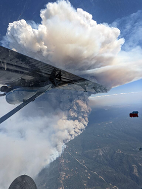 wildfire aerial