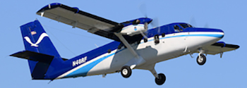 NOAA Twin Otter N48RF landing