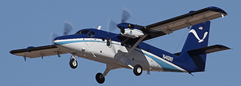 NOAA Twin Otter N46RF landing