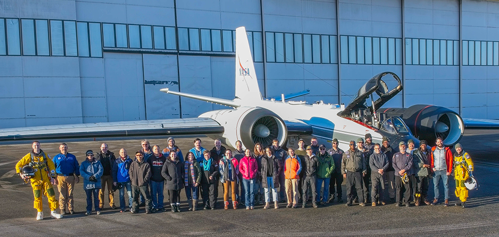 Cold SABRE team with NASA WB-57